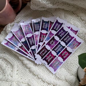 I won&#39;t move Books the Bible Tabs with Pretty Gifts for Christian Bible Tab Sticker Jesus Double Sided and Laminated with Adhesive