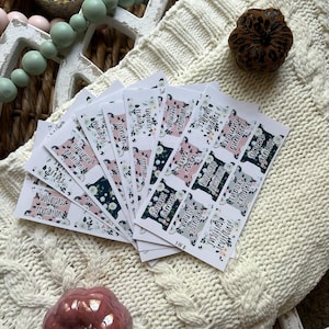 Simple Phrase Books the Bible Tabs with Pretty Gifts for Christian Bible Tab Sticker Jesus Double Sided and Laminated with Adhesive