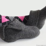 CROCHET PATTERN - Simply Felted Ladies Slippers - Instant Download (PDF)