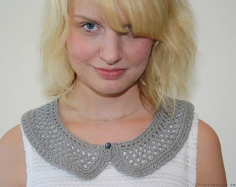 CROCHET PATTERN - Forever Young Crochet Collar - Instant Download (PDF)