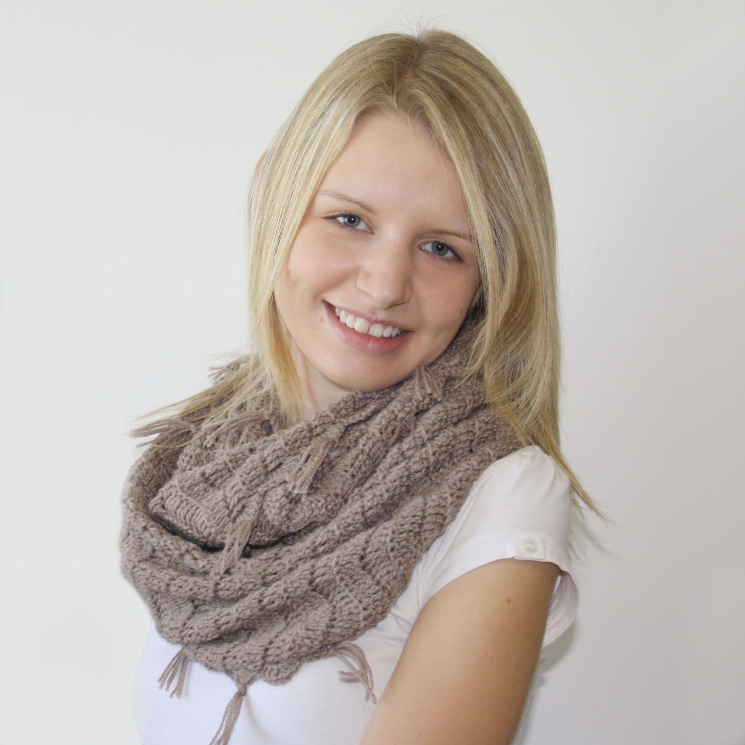 CROCHET PATTERN - Infinity Scarf - Instant Download (PDF) - Etsy