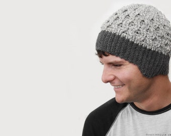 CROCHET PATTERN - Back Roads Beanie - Instant Download (PDF)