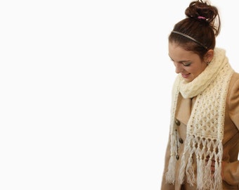 CROCHET PATTERN - Honey Bee Scarf - Instant Download (PDF)