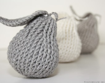 CROCHET PATTERN - Pear Accent - Instant Download (PDF)