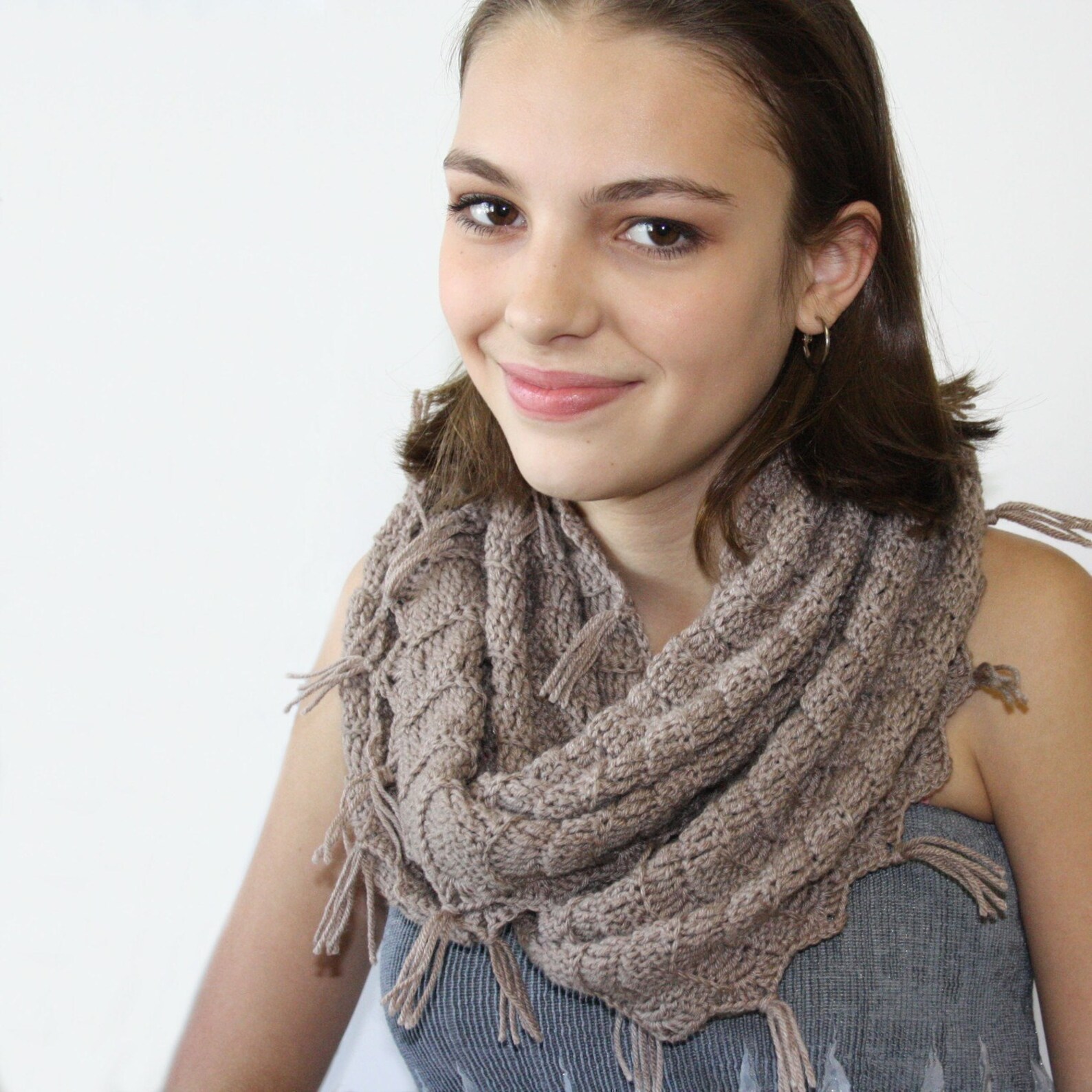 CROCHET PATTERN - Infinity Scarf - Instant Download (PDF) - Etsy