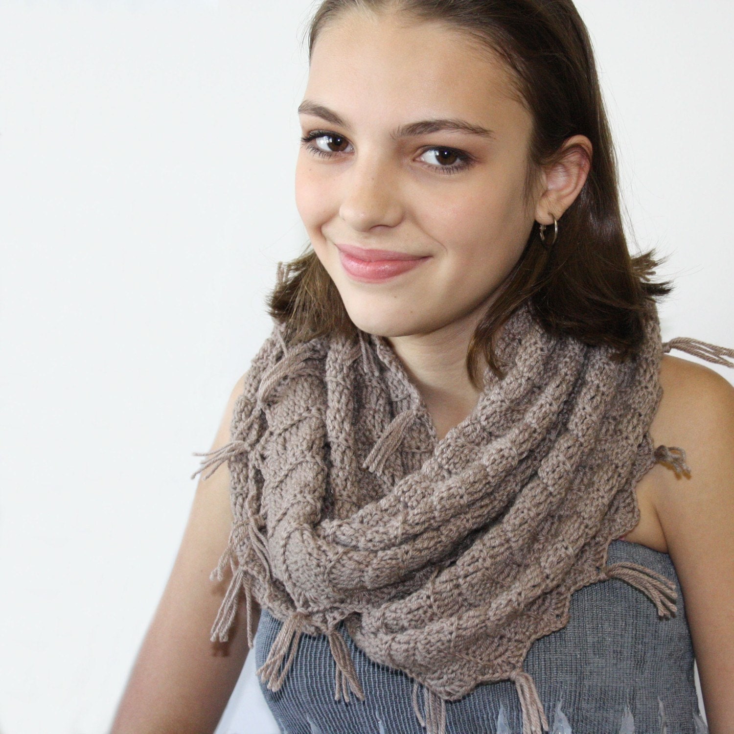 CROCHET PATTERN - Infinity Scarf - Instant Download (PDF) - Etsy