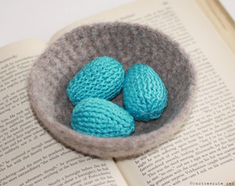 CROCHET PATTERN - Robin's Nest - Instant Download (PDF)