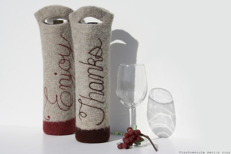 free pattern for crochet wine bottle gift bags