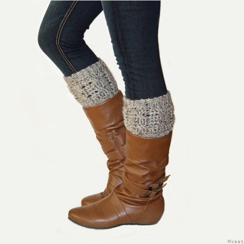 CROCHET PATTERN Cabled Boot Cuffs Instant Download PDF - Etsy