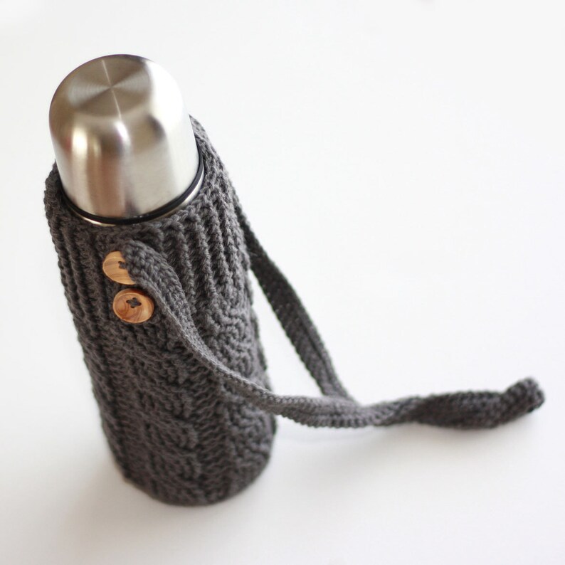 CROCHET PATTERN Thermos Cozy Instant Download PDF image 4