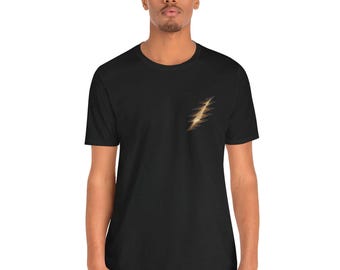 Blixt-t-shirt | Vintage grafisk blixt-t-shirt