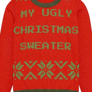 Knitted crew neck sweater