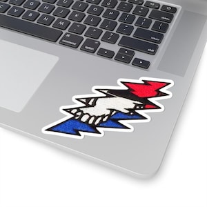 Grateful  Steal Your Face Sticker | Glossy Vinyl Decal
