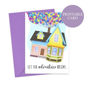 Let the adventure begin | New House Card |  Congrats New Home Card | Special Occasion Card | Instant Download | Printable Card