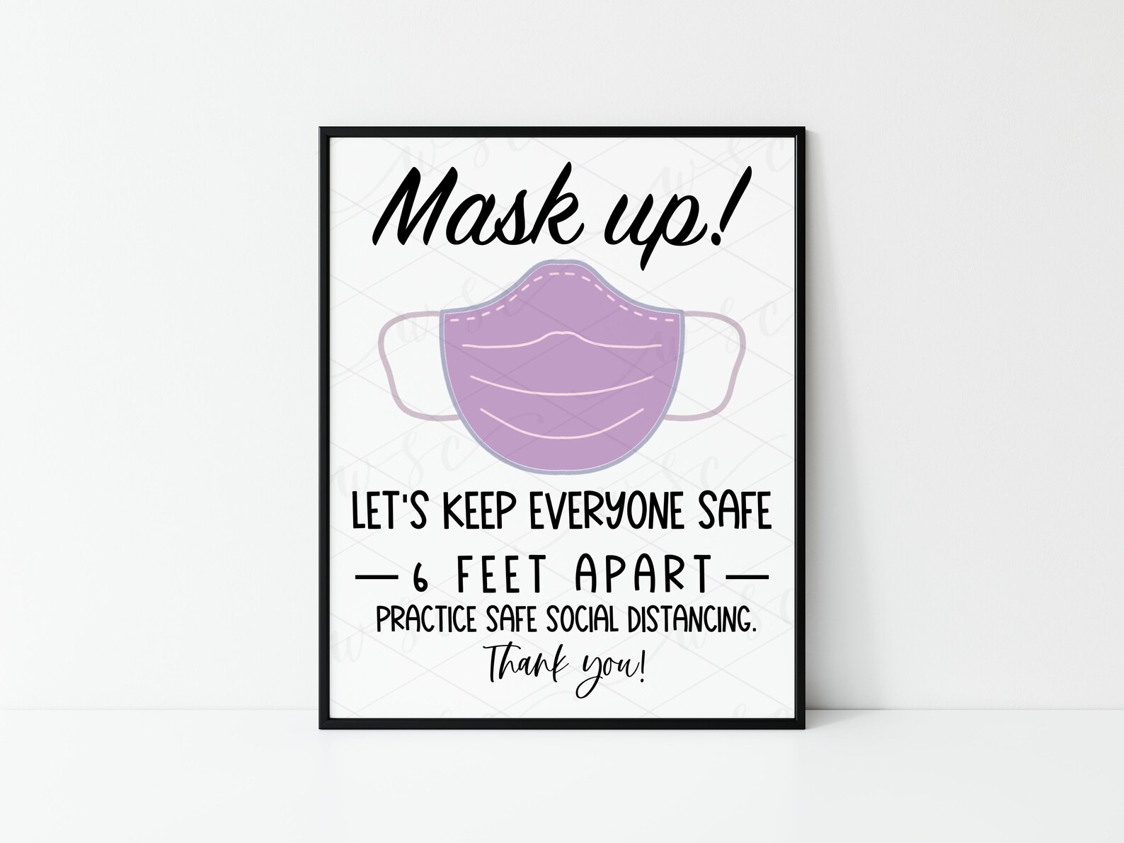 Mask up Sign Mask Required Sign Classroom Mask Sign Mask - Etsy
