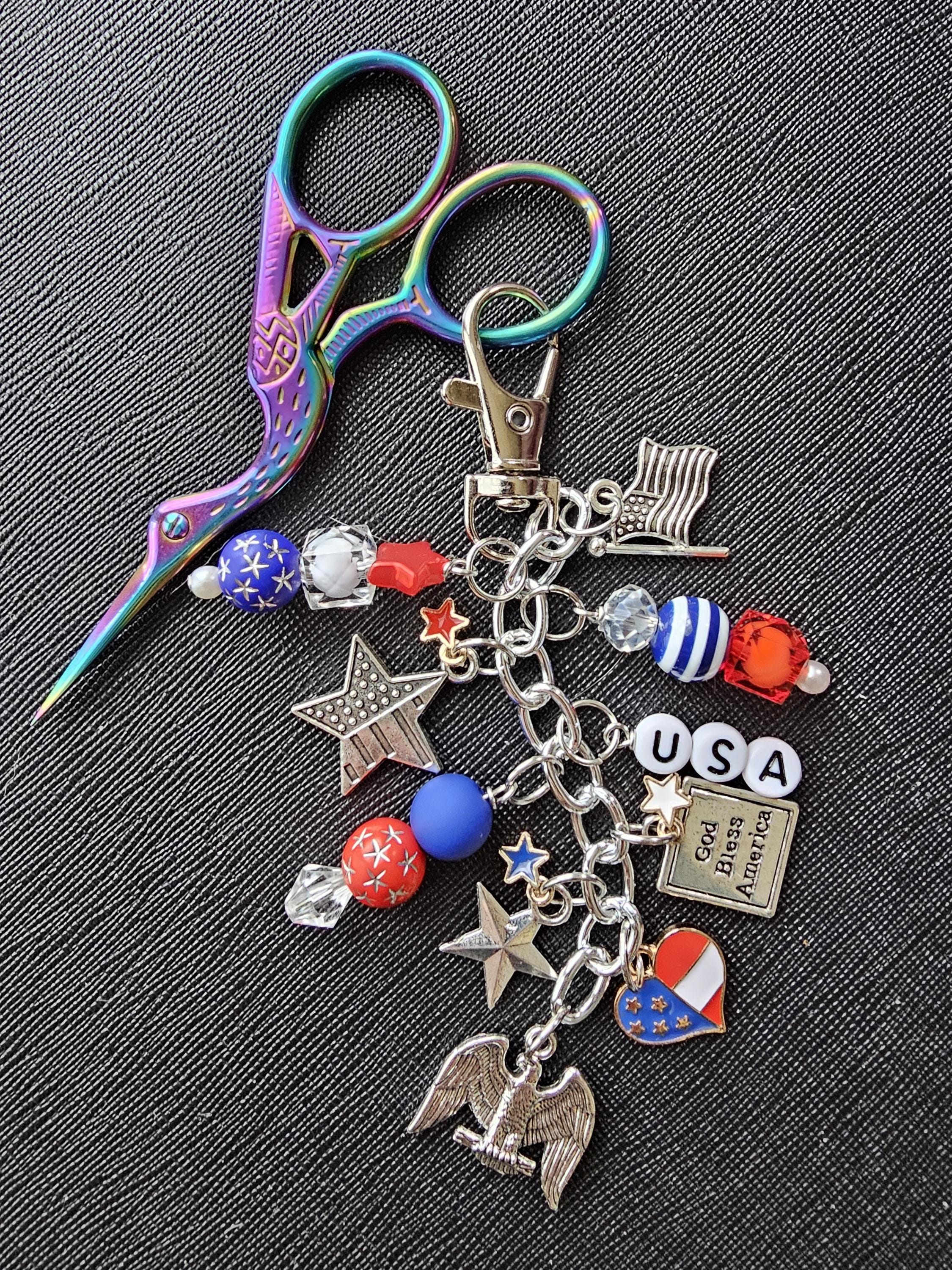 America Scissor Fob