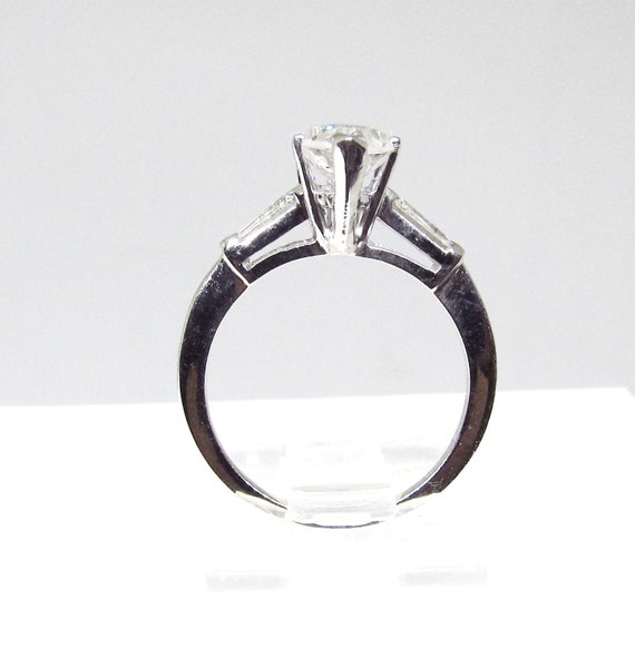 Engagement Ring, 1.65Ct Marquise Diamond, Platinu… - image 3