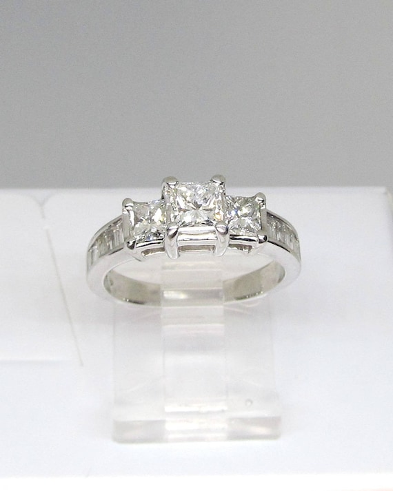 Diamond Engagement Ring Princess Cut Diamond (889)