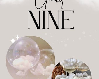 HEN/BACHELORETTE Party Itinerary - volledige digitale canva op cloud 9 bewerkbare reisplanner