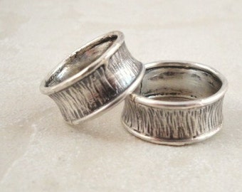 Unisex band ring.  Textured band ring.  His and her rings. ON SALE NOW. Retired design. Close out. Devine Designs Jewelry