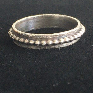 Anello impilabile in argento sterling/pezzo unico/realizzato artigianalmente/su ordinazione immagine 2