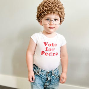 Napoleon Dynamite Crochet hat for Babies Toddler Children and Adults Costume Handmade Wig Costume for Halloween FREE SHIPPING