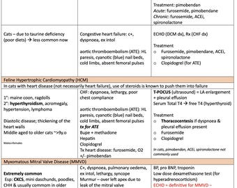 NAVLE Study Guide Disease Template