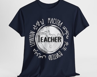 Multilingual Teacher Tee, ESL Teacher, Maestra Shirt, Gift for Teacher, Language Teacher Shirt, ENL Shirt, English as a Second Language