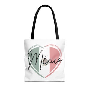 Cute Mexican Tote Bag, Gift for Mexican Girl, Spanish Teacher Gift, Latina Eco Friendly Reusable Shopping Bag, Grocery Tote
