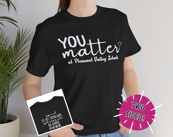 Custom School Shirt Multilingual 'You Matter' Shirt Language Teacher Gift Multicultural Diversity Tee Language Fair Apparel Back to School