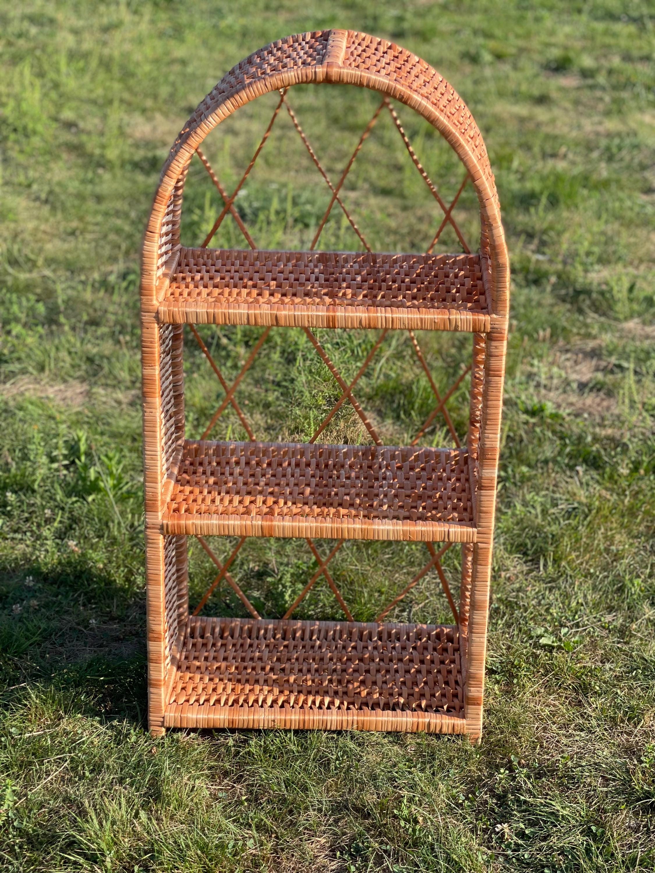 Rattan bookcase - Etsy 日本
