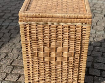 Handmade Wicker Laundry Basket – Large Storage Hamper for Clothes, Toys & Home Organization – Natural Eco-Friendly Decor - Wicker Basket