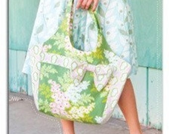 Heather Bailey Saturday Market Tote Sewing Pattern, FREE SHIPPING