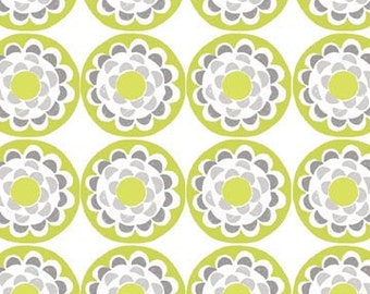 Ty Pennington Blossom Chartruese Fabric, 1 yard