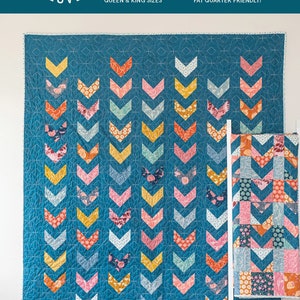 Quilty Love Scrappy Arrows Quilt Pattern // Fat Quarter Friendly // No ...