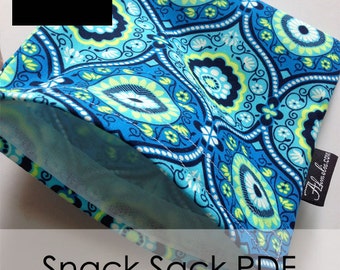 Ahmelie Snack Sack PDF Directions, download--Easy Beginner