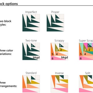 eudaimonia studio Repair Quilt Pattern // Download // PDF // Sewing Instructions // Directions // Throw image 7