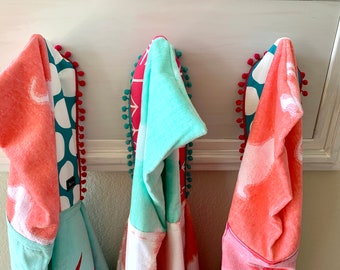 Ahmelie Hooded Bath Beach Swim Towel PDF Pattern--Easy Beginner