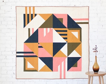 eudaimonia studio - Sincerely Quilt Pattern // Download // PDF // Sewing Instructions //Directions