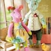 Heather Bailey Clara and Clancy Pig Dolls Sewing Pattern, FREE SHIPPING