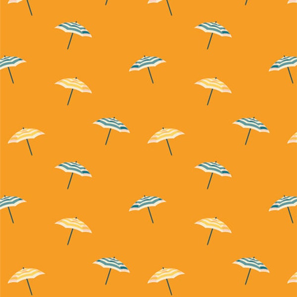 Beach Umbrellas Fabric Etsy