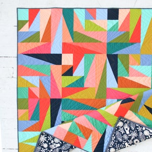 eudaimonia studio Repair Quilt Pattern // Download // PDF // Sewing Instructions // Directions // Throw image 2