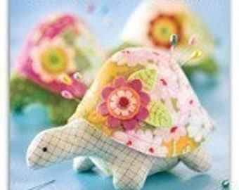 Heather Bailey Henrietta Turtle Pincushion/Toy Sewing Pattern, FREE SHIPPING