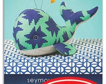 Heather Bailey Seymour Spyhop Sewing Pattern, FREE SHIPPING // Whale // Stuffed Animal // Pincushion // DIY