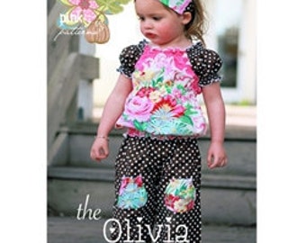 Pink Fig The Olivia Top No.3  Sewing Pattern--FREE SHIPPING