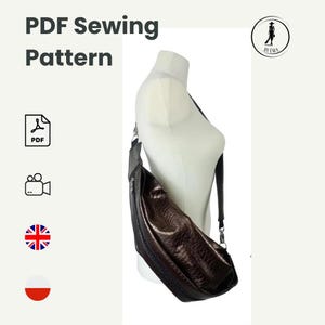 Sew This Foldable Accordion Bag – PDF Pattern + Full Video | Bold DIY Kidney Purse, Belt Bag Design, Step-by-Step Sewing Course