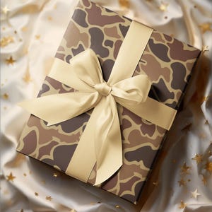Old School Camo, Wrapping Paper, Hunting Wrapping Paper, Hunting Wrapping, Men Wrapping Paper, Birthday Wrapping Paper for Men, Camouflage