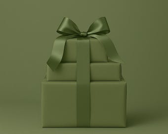 Mosgroen Cadeaupapier | Stijlvol inpakpapier | Stijlvol kerstcadeaupapier | Groen vrijgezellenfeest | Preppy inpakpapier