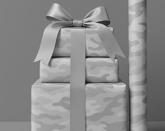 Camo Wrapping Paper, Hunting Wrapping Paper, Hunting Wrapping, Men Wrapping Paper, Birthday Wrapping Paper for Men, Military Wrapping Paper