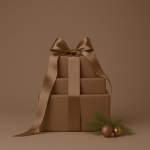 Classy Wrapping Paper | Mocha Wrapping Paper | Preppy Wrapping Paper | Classy Christmas Wrapping Paper | Mocha Bridal Shower | Mocha Pattern image 2